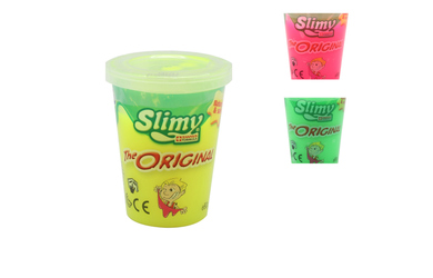Slimy - Schleim im Becher - verschiedene Farben - 1 Stück 