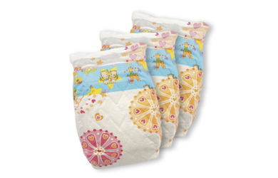 Puppenwindeln - 3 Stück - Größe 35 - 50 cm