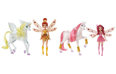 Mia and Me: Mini- Puppe & Einhorn 