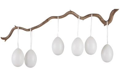 Ostereier - ca. 6 x 4 cm - 6 Stück 