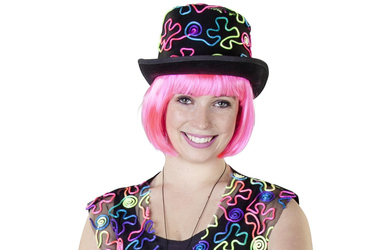 Zylinder - Neon - für Herren 