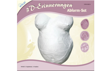 3D Erinnerungs Gips Set - Babybauch