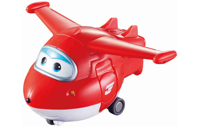 Super Wings - Transformer Spielfigur - Jett - ca. 5 cm