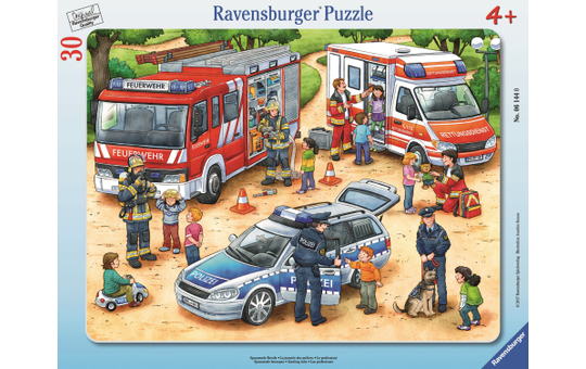Rahmenpuzzle - Spannende Berufe - 30 Teile - Ravensburger 