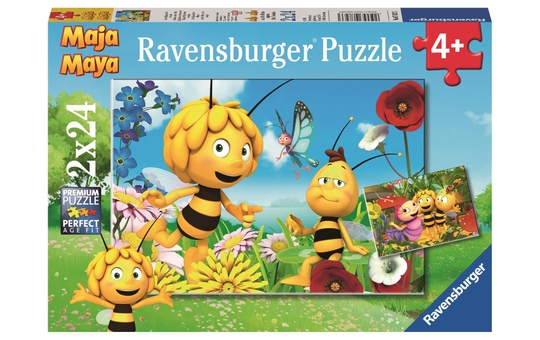 Puzzle-Box - Biene Maja und ihre Freunde - 2x 24 Teile 
