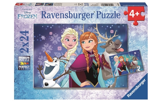 Die Eiskönigin - Puzzle-Box - Nordlichter - 2x 24 Teile 