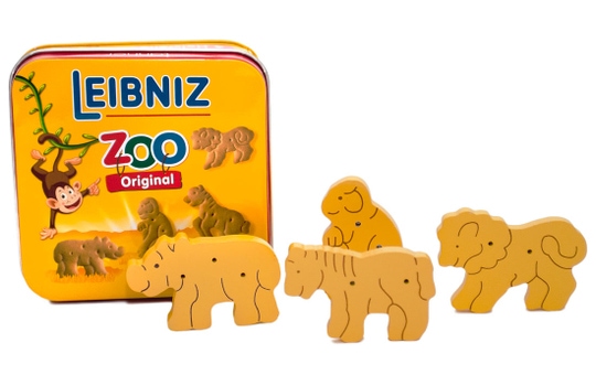 Kaufladenzubehör - Leibniz Zoo Kekse aus Holz 