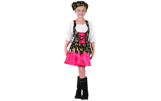 Kostüm - Piratenmädchen, für Kinder und Jugendliche, 2-teilig 