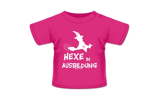 Hexe in Ausbildung T-Shirt pink 