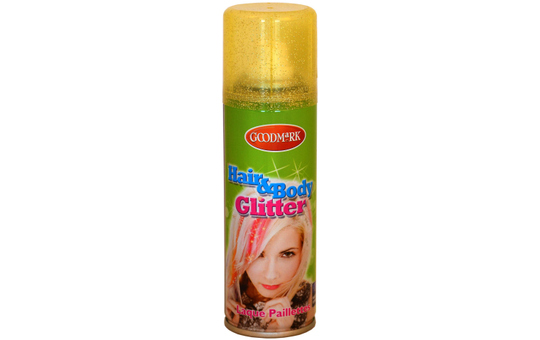 Glitzer-Haarspray - 125 ml - gold 