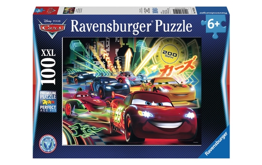 Puzzle - Cars - Neon - 100 XXL Teile 