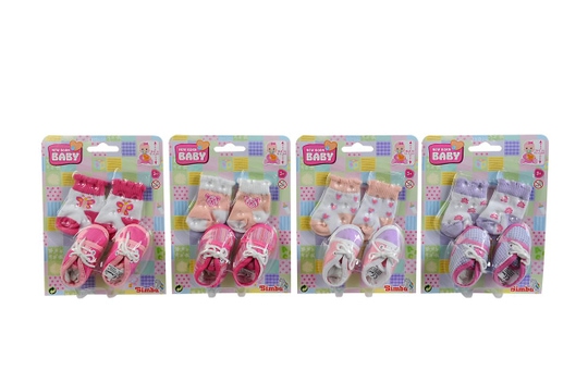 New Born Baby - Socken und Schuhe - 1 Set 