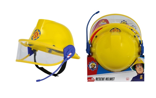 Feuerwehrmann Sam - Helm mit Mikrofon von Simba - ca. 48-53 cm 