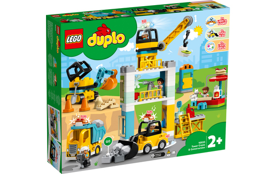 LEGO® DUPLO® Town 10933 - Große Baustelle mit Licht und Ton 