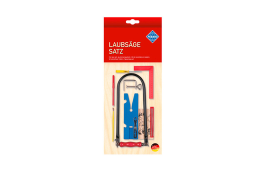 Produktbild von MTR Laubsägegarnitur 13tlg. Im Holzkasten | 483788