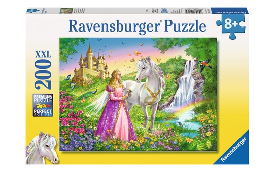 Puzzle - Prinzessin mit Pferd - 200 XXL Teile 