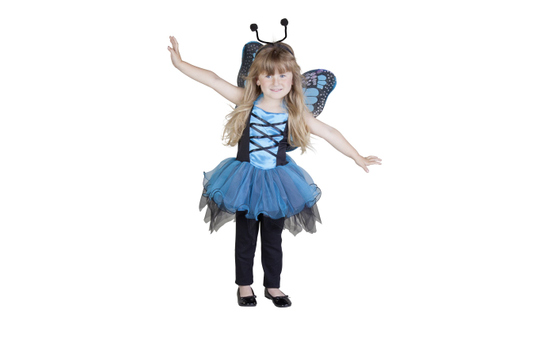 Kinder Kostüm "Blauer Schmetterling" 