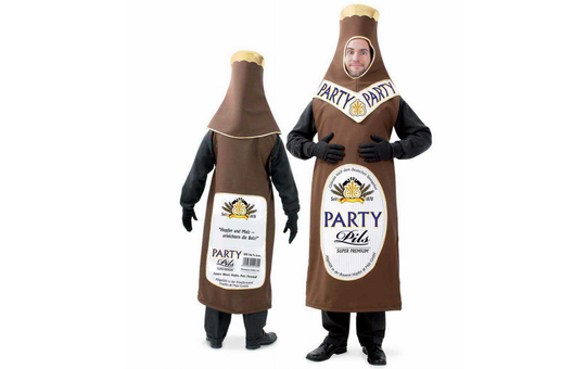 Kostüm - Bierflasche, für Erwachsene - 2-teilig 