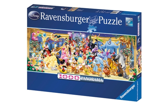 Panorama Puzzle - Disney Gruppenfoto - 1000 Teile 