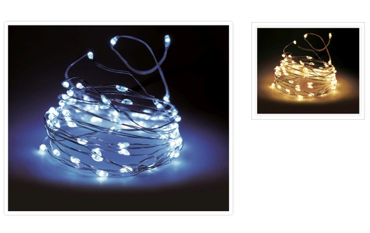 20er LED-Lichterdraht - ca. 95 cm - verschiedene Farben 