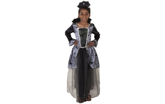 Kostüm - Vampirkönigin - für Kinder - verschiedene Größen 
