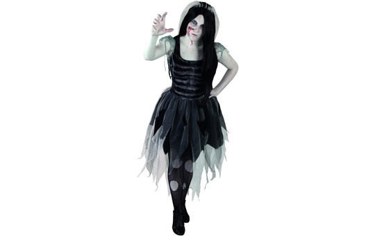 Kostüm - Zombielady - für Erwachsene - 2-teilig - verschiedene Größen 
