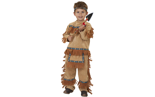 Kostüm - Kleiner Indianer - für Kinder - 3-teilig - verschiedene Größen 