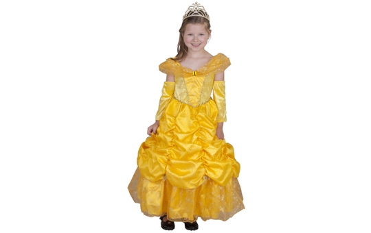 Kostüm - Goldprinzessin - für Kinder - 2-teilig - verschiedene Größen 