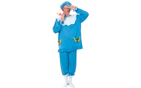 Kostüm - Baby - blau - für Erwachsene - 3-teilig - verschiedene Größen 