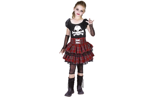 Kostüm - Punk Girl - für Kinder - verschiedene Größen 