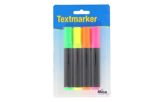 Textmarker - 4er Pack 
