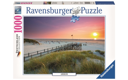 Puzzle - Sonnenuntergang über Amrum - 1000 Teile - Deutschland Collection 