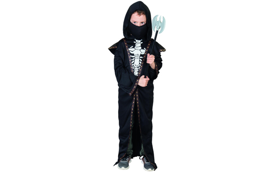 Kostüm - Skelett-Dämon - für Kinder - 2-teilig - verschiedene Größen 
