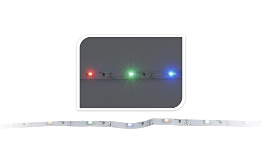 LED-Lichtleiste - bunt - verschiedene Längen 