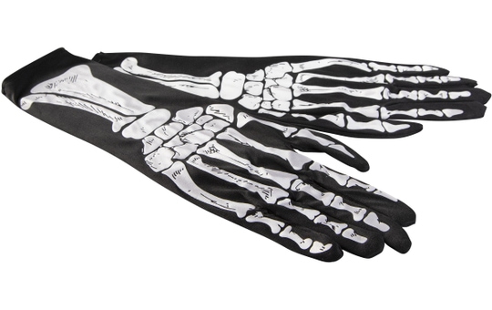 Skelett-Handschuhe - XL - für Erwachsene - 1 Paar 