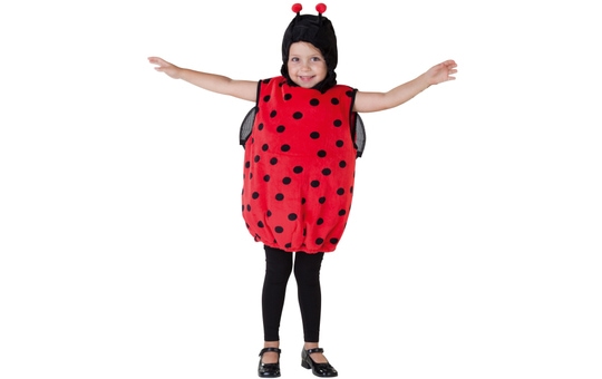 Kostüm - Kleiner Marienkäfer - für Kinder - verschiedene Größen 