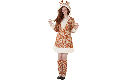 Kostüm - Giraffe - für Erwachsene - 2-teilig - verschiedene Größen 