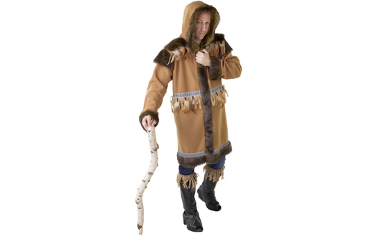 Kostüm - Eskimo - für Erwachsene - 2-teilig - verschiedene Größen 