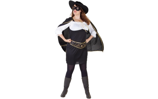 Kostüm - Banditin - für Erwachsene - 5-teilig - verschiedene Größen 