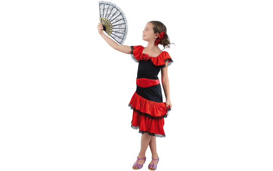 Kostüm - Spanierin - für Kinder - 3-teilig - verschiedene Größen 