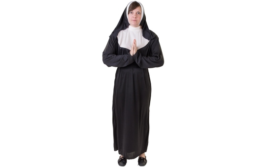 Kostüm - Nonne - für Erwachsene - 3-teilig 