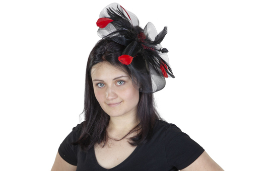 Mini-Hut - mit Federn - für Erwachsene 