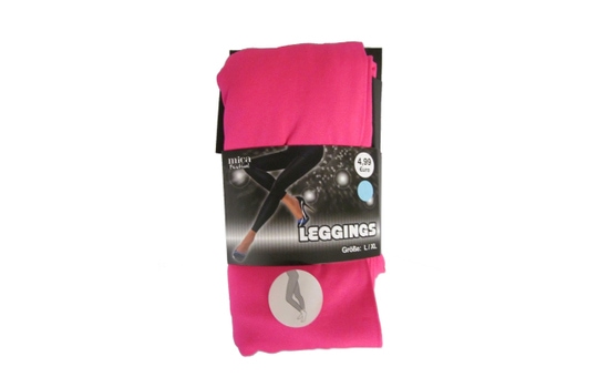 Leggings - für Damen - pink - Größe L/XL