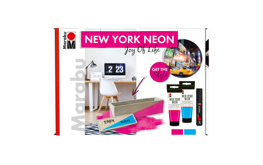 Marabu - Effektfarbe - New York Neon Set - Joy of Life 