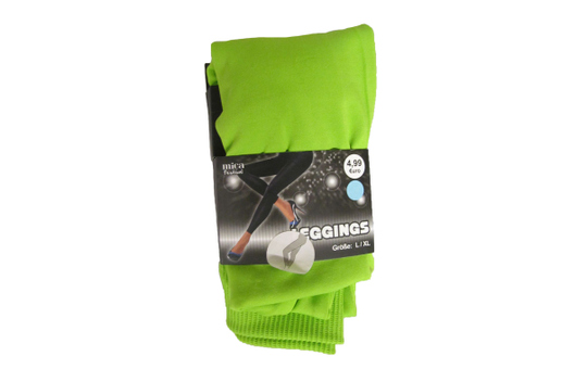 Leggings - für Damen - grün - Größe L/XL