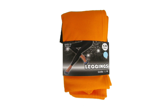 Leggings - für Damen - orange - verschiedene Größen 