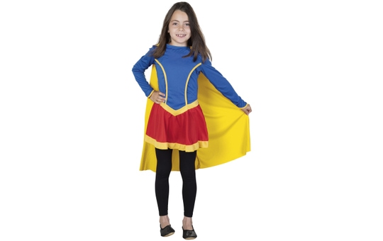 Kostüm - Heldin - für Kinder - 2-teilig - verschiedene Größen 