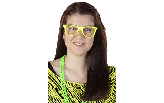 Brille - für Erwachsene - gelb