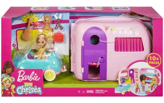 Barbie - Chelsea Camper - Spielset mit Zubehör 