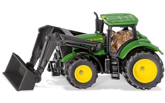 Siku Super Farmer 1395 - Traktor John Deere mit Frontlader 1:76 